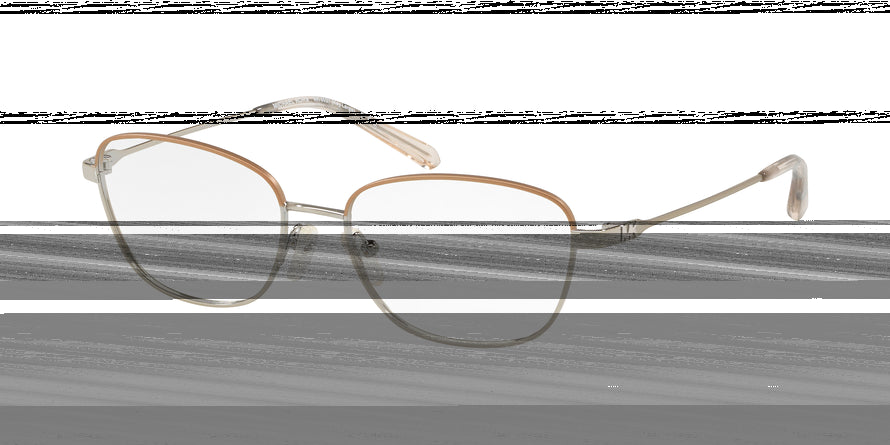 Michael Kors KEY LARGO MK3027 Rectangle Eyeglasses  1153-SHINY SILVER 52-16-140 - Color Map silver