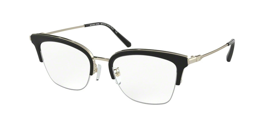 Michael Kors COSTA RICA MK3029 Cat Eye Eyeglasses  1202-SHINY PALE GOLD 51-19-140 - Color Map gold