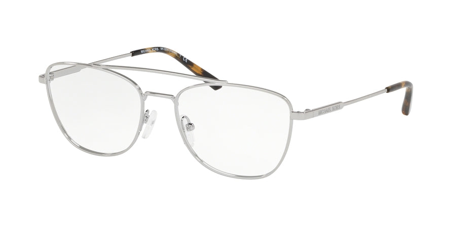 Michael Kors MACAO MK3034 Butterfly Eyeglasses  1153-SILVER 53-17-140 - Color Map silver