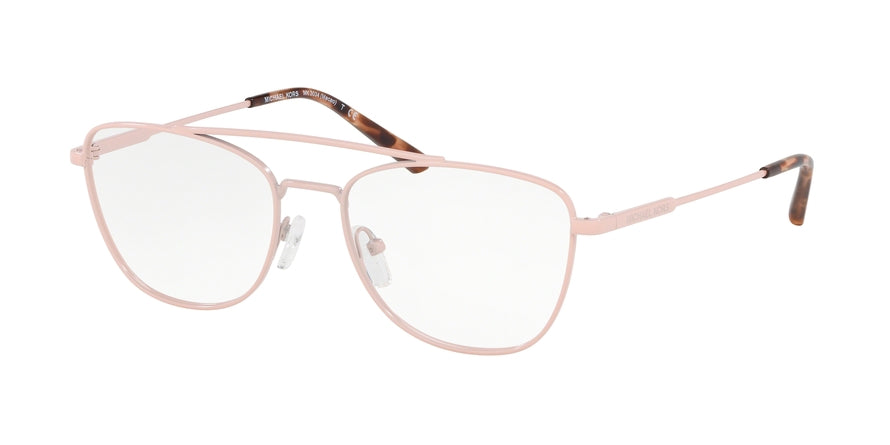 Michael Kors MACAO MK3034 Butterfly Eyeglasses  1891-ALL OVER MATCH PANTONE CORAL 2 53-17-140 - Color Map pink
