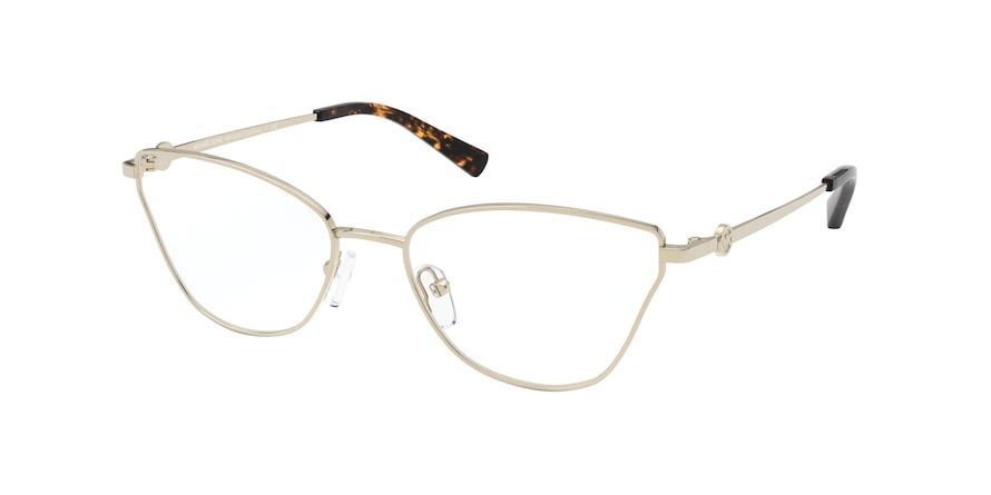 Michael Kors TOULOUSE MK3039 Cat Eye Eyeglasses  1014-LIGHT GOLD 56-17-135 - Color Map gold