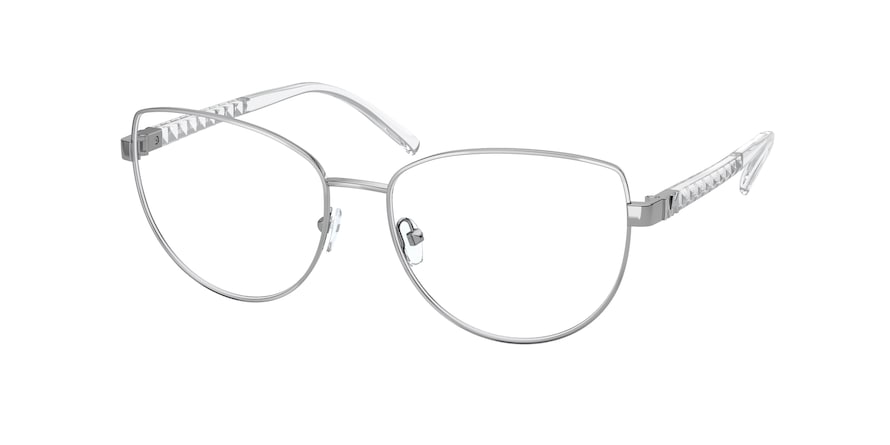Michael Kors CATANIA MK3046 Cat Eye Eyeglasses  1005-SILVER 55-16-140 - Color Map silver
