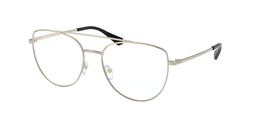 Michael Kors MONTREAL MK3048 Pilot Eyeglasses  1014-LIGHT GOLD 54-17-140 - Color Map gold