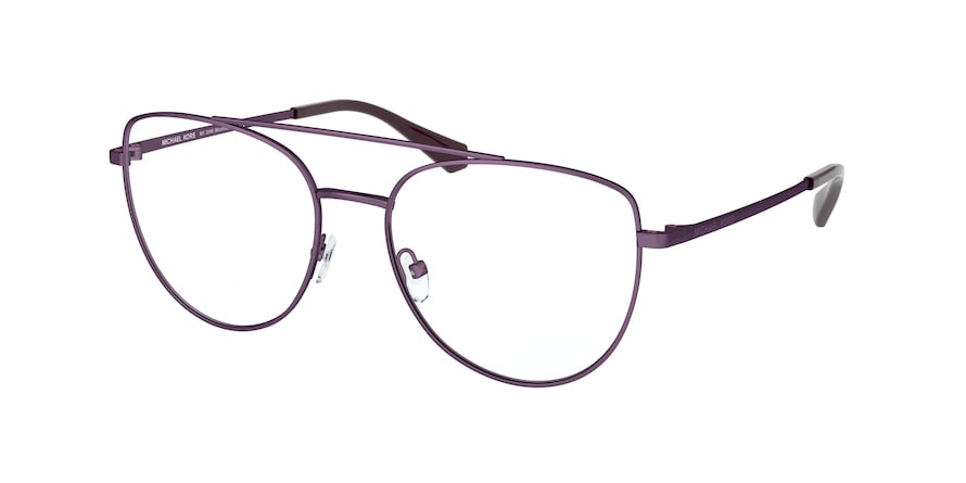 Michael Kors MONTREAL MK3048 Pilot Eyeglasses  1688-CORDOVAN 54-17-140 - Color Map purple/reddish