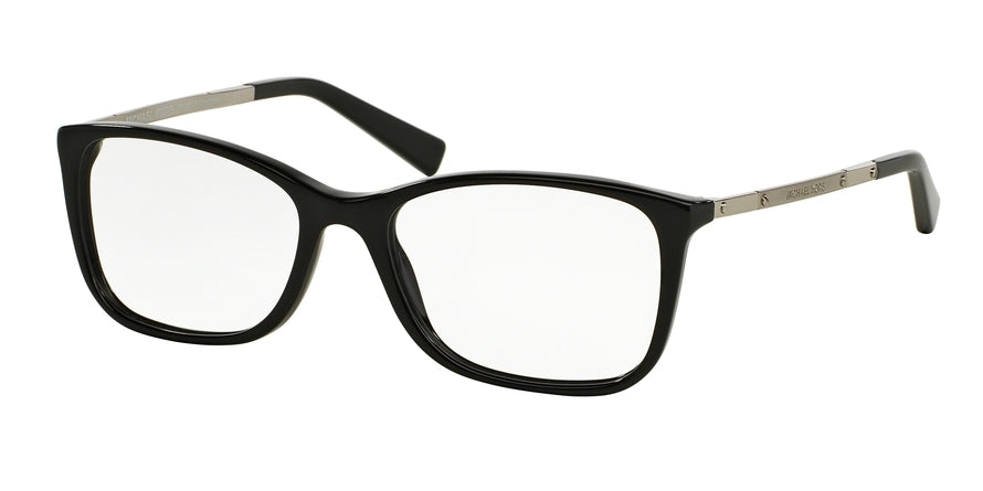 Michael Kors MK4016F Rectangle Eyeglasses  3005-BLACK 53-17-140 - Color Map black