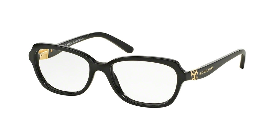 Michael Kors MK4025F Cat Eye Eyeglasses  3005-BLACK 51-16-135 - Color Map black