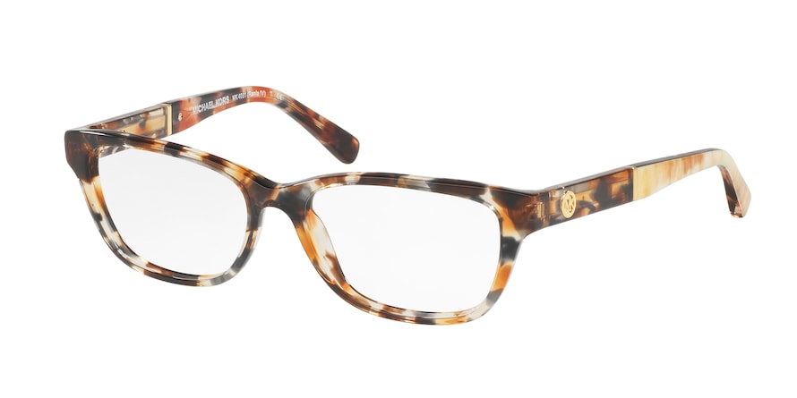 Michael Kors RANIA IV MK4031 Rectangle Eyeglasses  3169-TIGER TORTOISE 49-15-135 - Color Map havana
