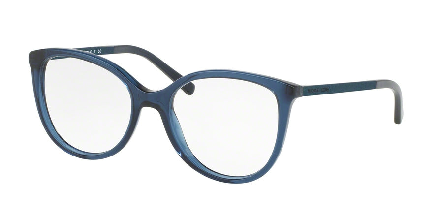 Michael Kors ADRIANNA V MK4034 Cat Eye Eyeglasses  3199-NAVY 52-18-135 - Color Map blue