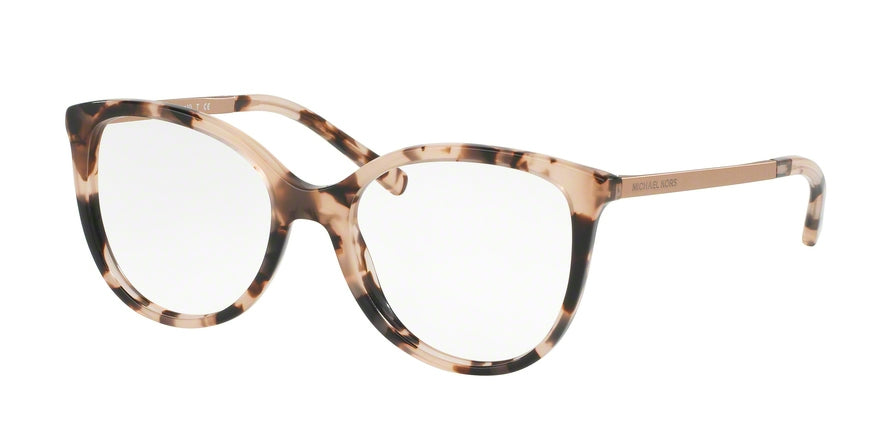 Michael Kors ADRIANNA V MK4034 Cat Eye Eyeglasses  3205-PINK TORTOISE 52-18-135 - Color Map havana