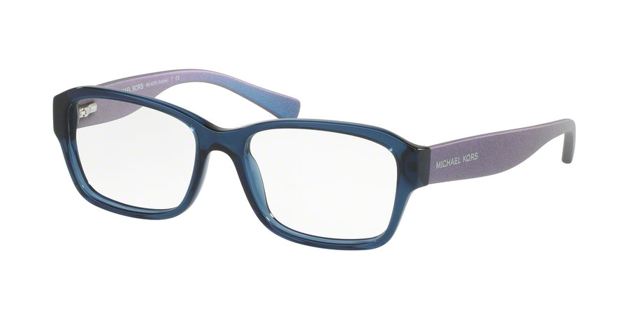 Michael Kors ANDREI MK4036 Rectangle Eyeglasses  3199-NAVY 50-16-135 - Color Map blue