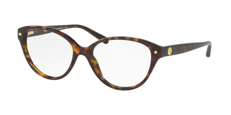 Michael Kors MK4042F Cat Eye Eyeglasses  3006-DK TORTOISE 53-16-140 - Color Map havana