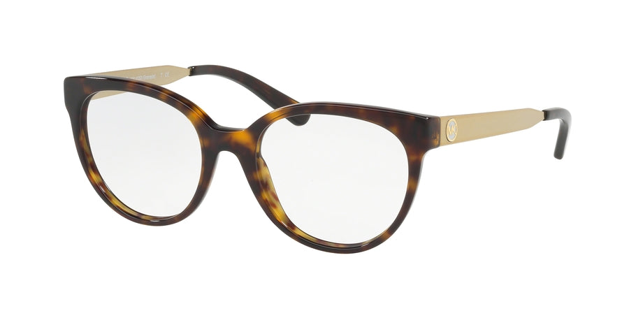 Michael Kors GRANADA MK4053 Cat Eye Eyeglasses  3293-DARK TORT 50-18-140 - Color Map tortoise