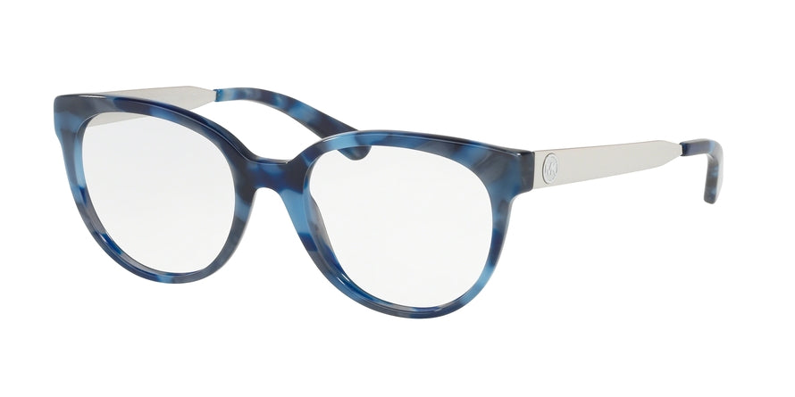 Michael Kors GRANADA MK4053 Cat Eye Eyeglasses  3310-NAVY MARBLE 50-18-140 - Color Map navy