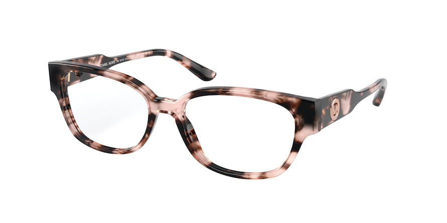 Michael Kors PADUA MK4072F Rectangle Eyeglasses  3026-PINK TORT 54-16-140 - Color Map pink