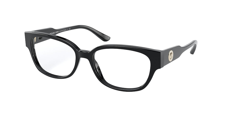 Michael Kors PADUA MK4072 Rectangle Eyeglasses  3332-BLACK 54-16-140 - Color Map black
