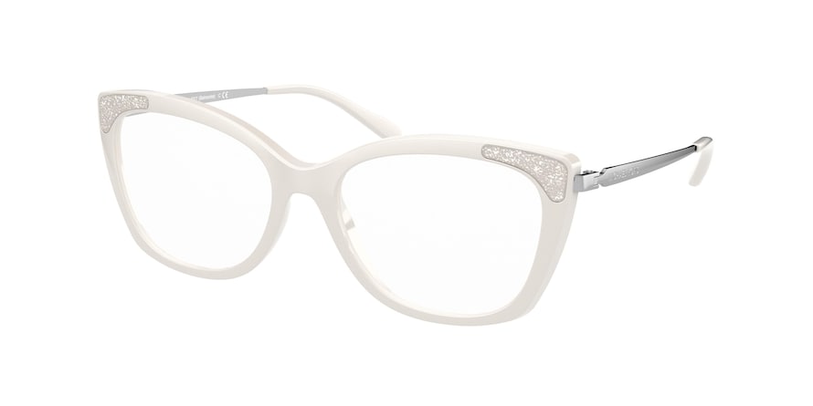 Michael Kors BELMONTE MK4077 Rectangle Eyeglasses  3342-BONE 54-17-140 - Color Map ivory