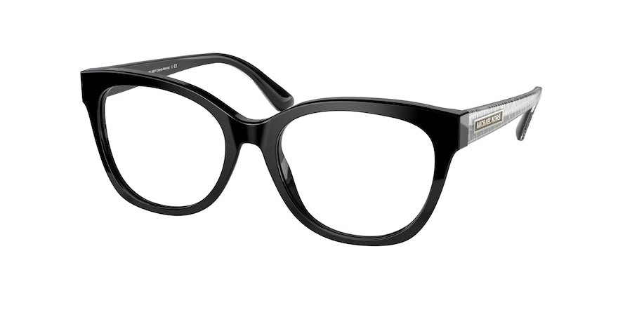Michael Kors SANTA MONICA MK4081F Cat Eye Eyeglasses  3005-BLACK 53-17-140 - Color Map black