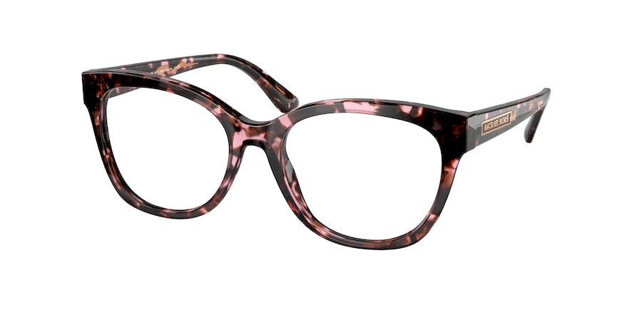 Michael Kors SANTA MONICA MK4081F Cat Eye Eyeglasses  3099-PINK TORTOISE 53-17-140 - Color Map pink