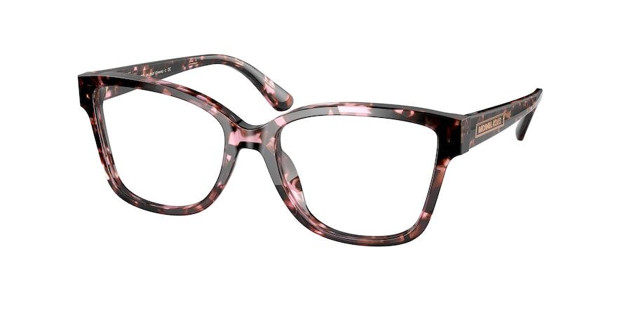 Michael Kors ORLANDO MK4082F Square Eyeglasses  3099-PINK TORTOISE 54-16-140 - Color Map pink