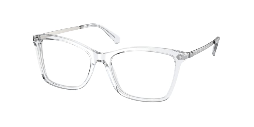 Michael Kors CARACAS BRIGHT MK4087BF Rectangle Eyeglasses  3015-CLEAR 55-16-140 - Color Map clear