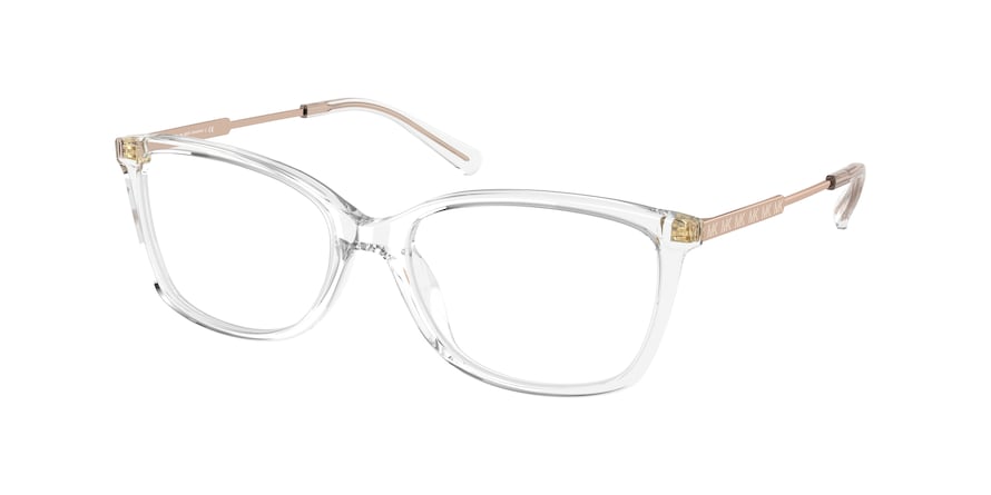 Michael Kors PAMPLONA MK4092F Rectangle Eyeglasses  3015-CLEAR 54-17-145 - Color Map clear