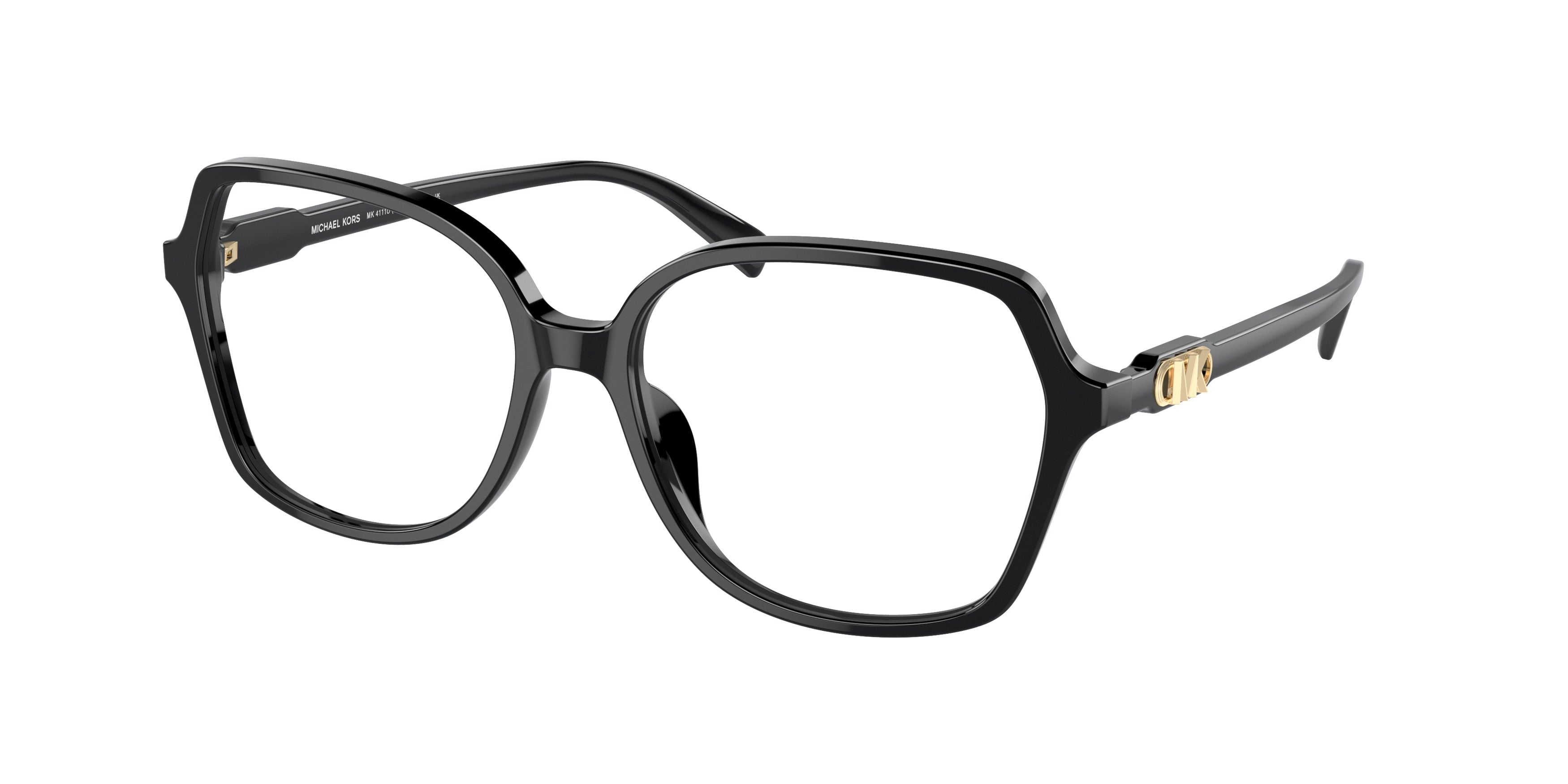 Michael Kors BERNAL MK4111U Square Eyeglasses  3005-Black 56-140-16 - Color Map Black