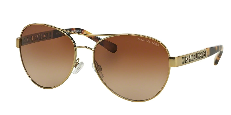 Michael Kors CAGLIARI MK5003 Pilot Sunglasses  100413-GOLD 60-16-135 - Color Map gold