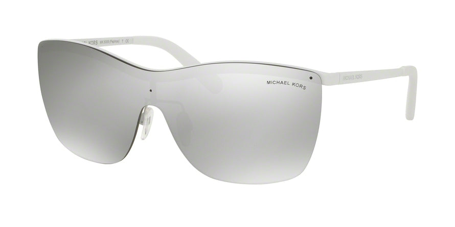 Michael Kors PAPHOS MK5005 Irregular Sunglasses  11236G-WHITE SOFT TOUCH 39-139-130 - Color Map white