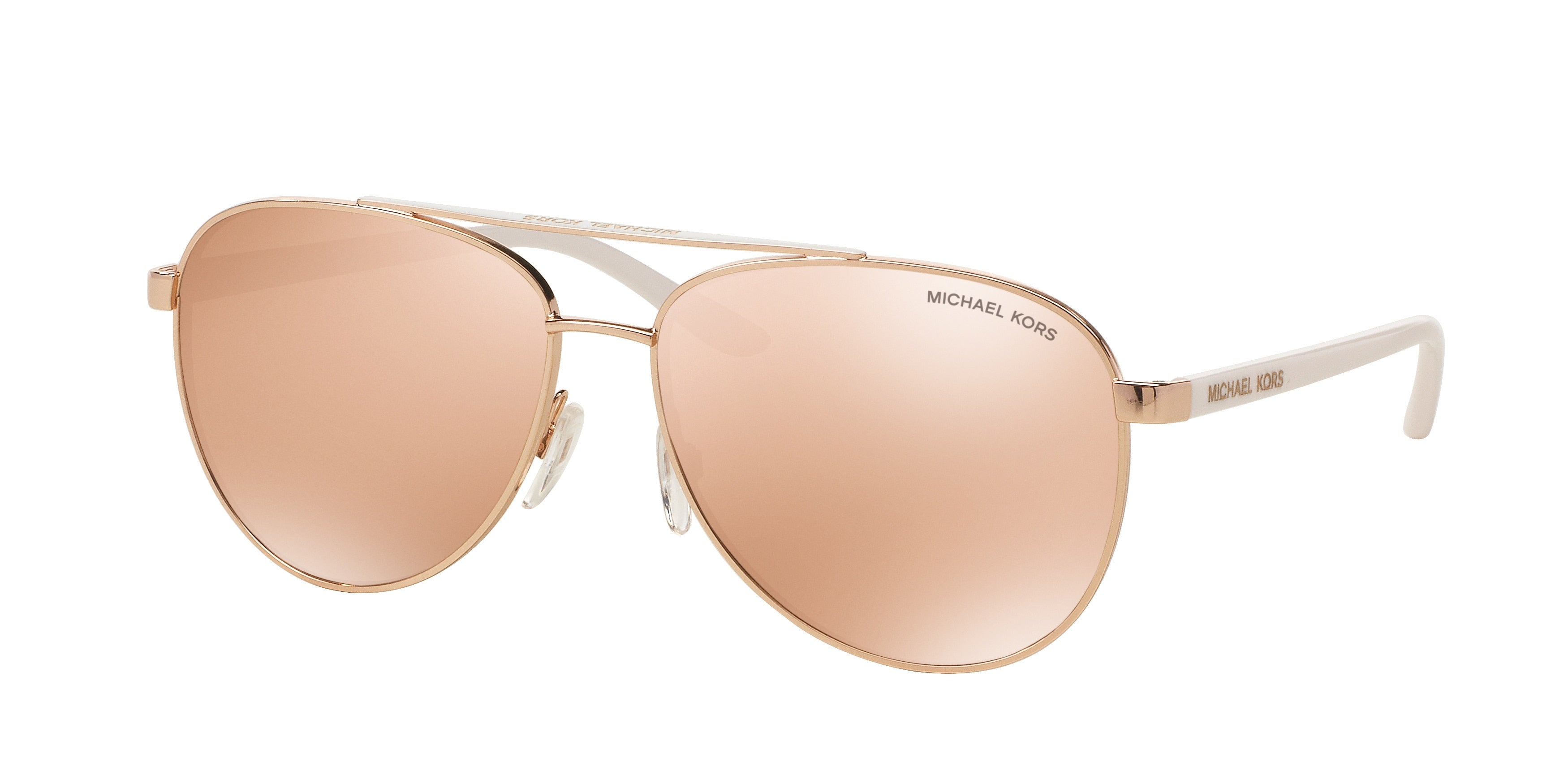 Michael Kors HVAR MK5007 Pilot Sunglasses  1080R1-Rose Gold 59-135-14 - Color Map Gold
