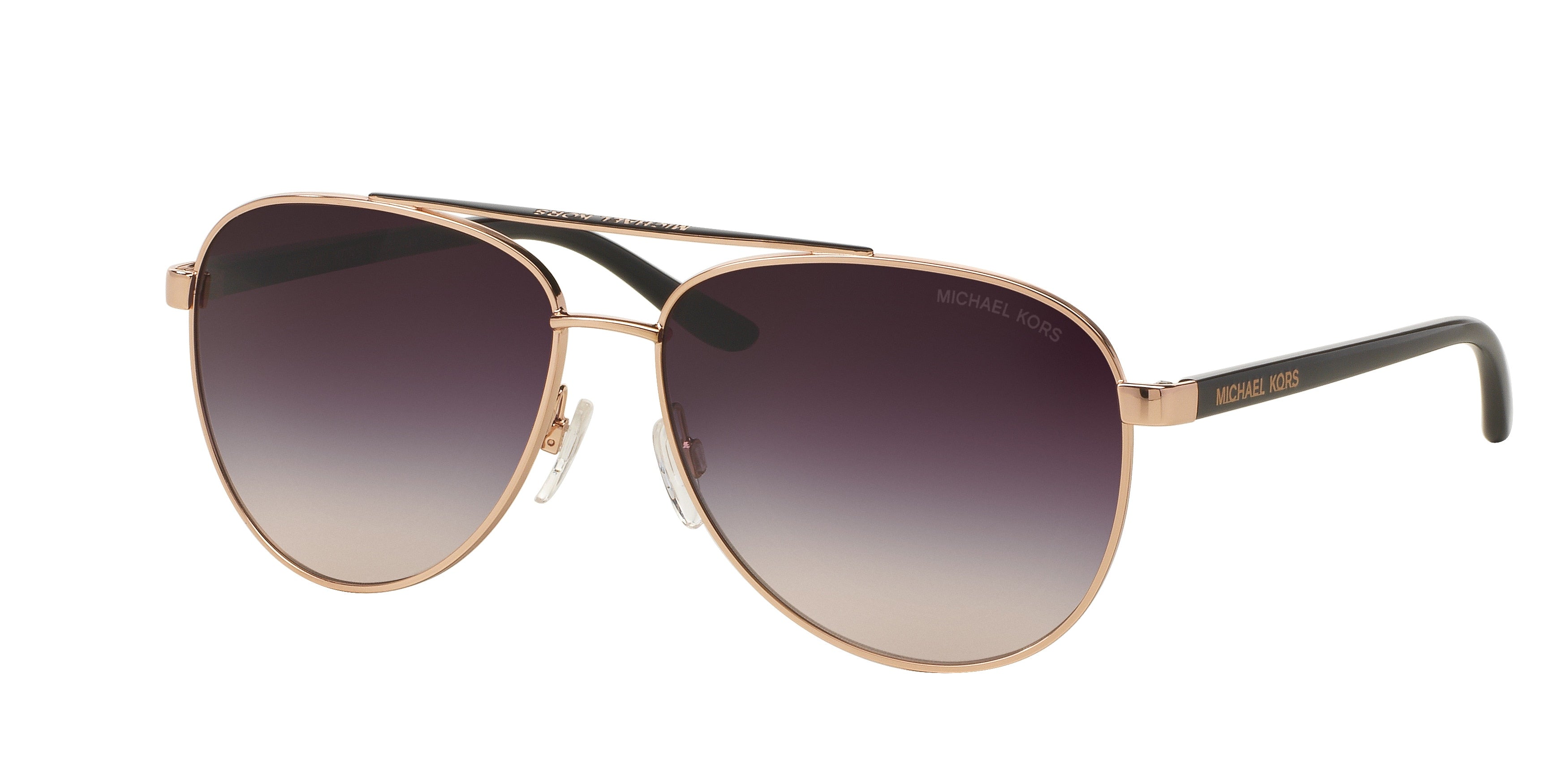 Michael Kors HVAR MK5007 Pilot Sunglasses  109936-Rose Gold 59-135-14 - Color Map Gold