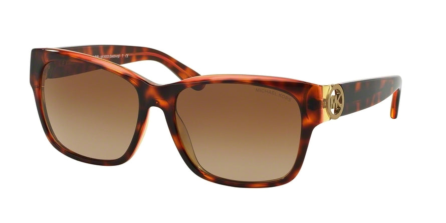 Michael Kors MK6003 Square Sunglasses  300413-TORTOISE/PINK/YELLOW 58-16-135 - Color Map havana