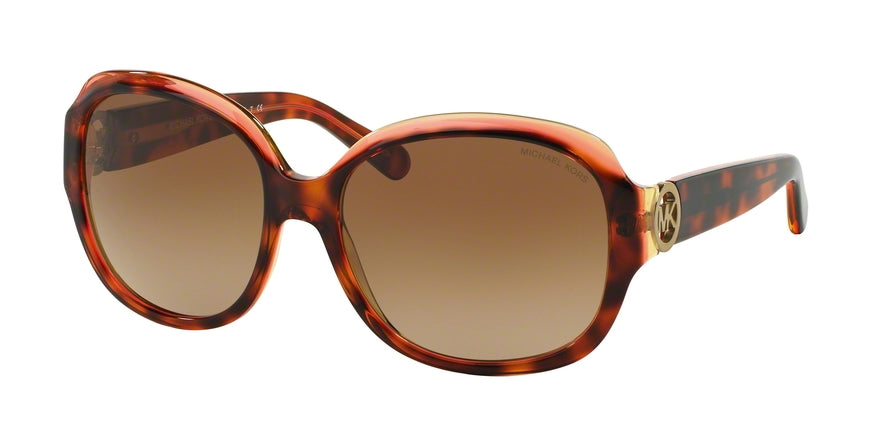 Michael Kors KAUAI MK6004 Square Sunglasses  300413-TORTOISE/PINK/YELLOW 59-17-135 - Color Map havana