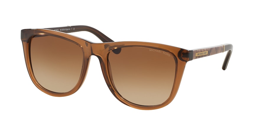 Michael Kors ALGARVE MK6009 Square Sunglasses  301113-MILKY BROWN SNAKE 54-18-135 - Color Map brown