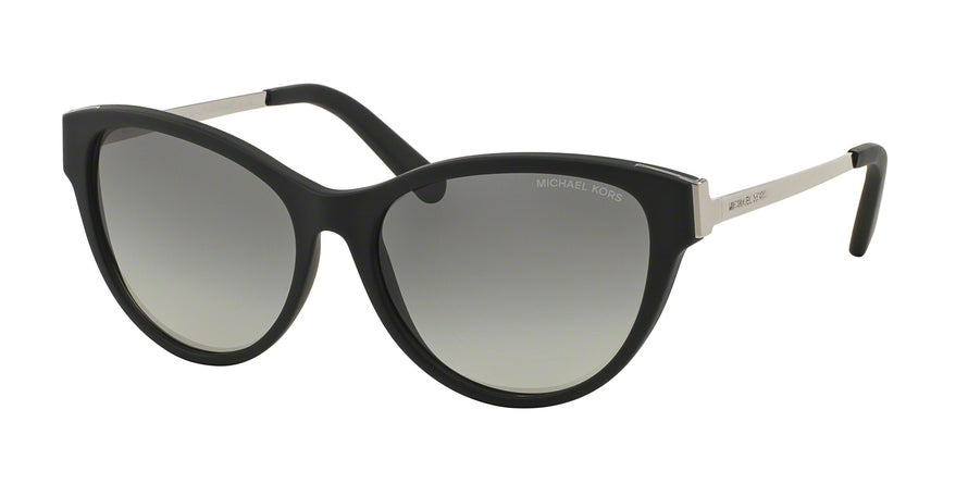 Michael Kors PUNTE ARENAS MK6014 Cat Eye Sunglasses  302211-BLACK SOFT TOUCH 57-16-135 - Color Map black