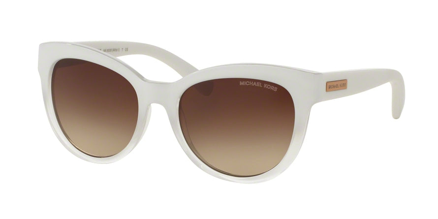 Michael Kors MK6035 Cat Eye Sunglasses  312613-WHITE CLEAR GRADIENT 53-18-135 - Color Map white