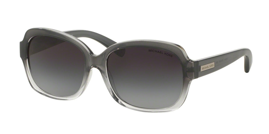 Michael Kors MITZI III MK6037 Square Sunglasses  312411-SMOKE CLEAR GRADIENT 57-16-135 - Color Map black