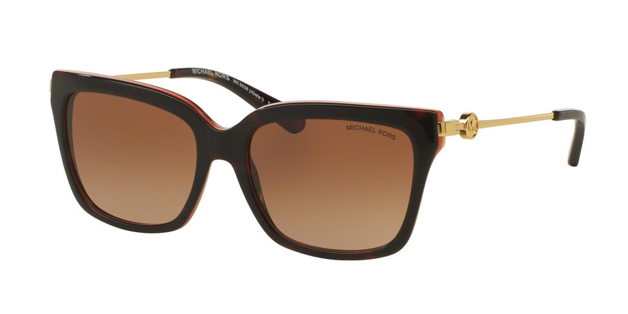 Michael Kors MK6038 Square Sunglasses  313013-TORTOISE/ ORANGE 54-16-140 - Color Map havana