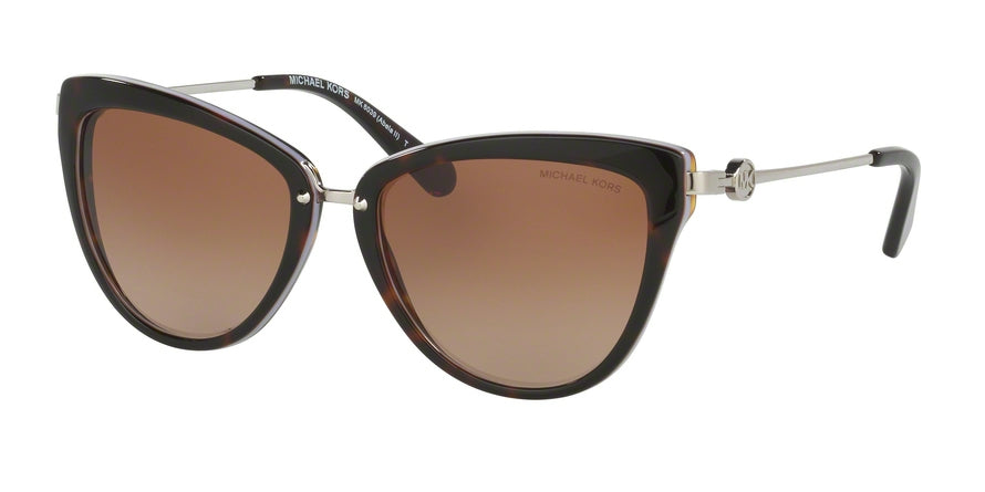 Michael Kors ABELA II MK6039F Cat Eye Sunglasses  314513-DK TORTOISE/ LAVENDAR 56-17-140 - Color Map tortoise