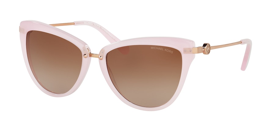 Michael Kors ABELA II MK6039 Cat Eye Sunglasses  314813-MILKY PINK 56-17-140 - Color Map pink