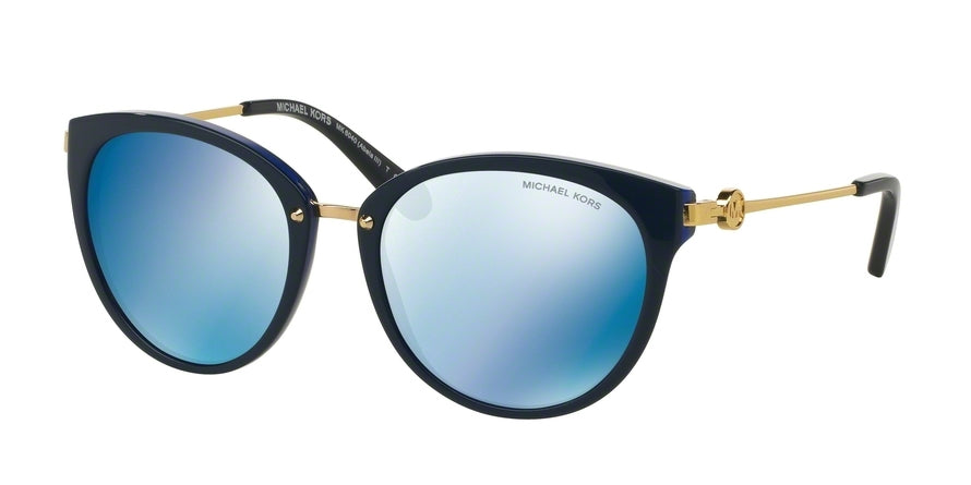 Michael Kors ABELA III MK6040F Round Sunglasses  313455-NAVY/COBALT 55-19-140 - Color Map navy