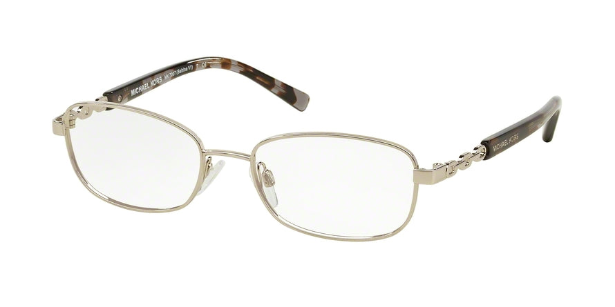 Michael Kors SABINA VI MK7007 Oval Eyeglasses  1027-SILVER 53-17-135 - Color Map silver