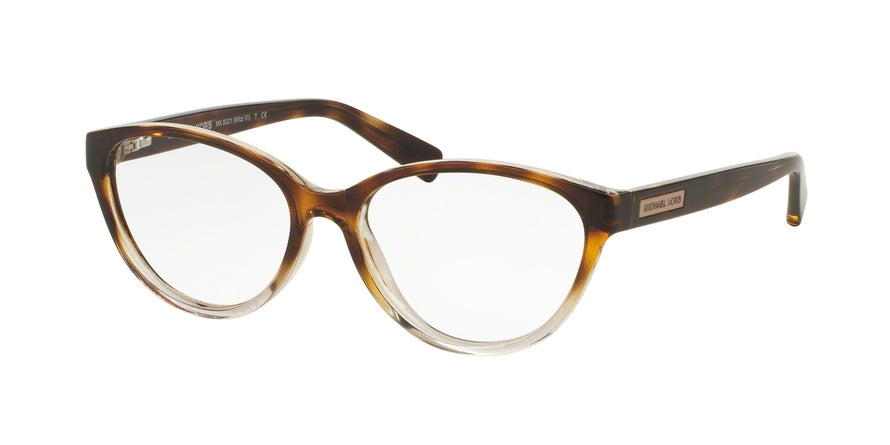 Michael Kors MITZI VI MK8021 Cat Eye Eyeglasses  3125-TORTOISE CLEAR 52-15-135 - Color Map havana