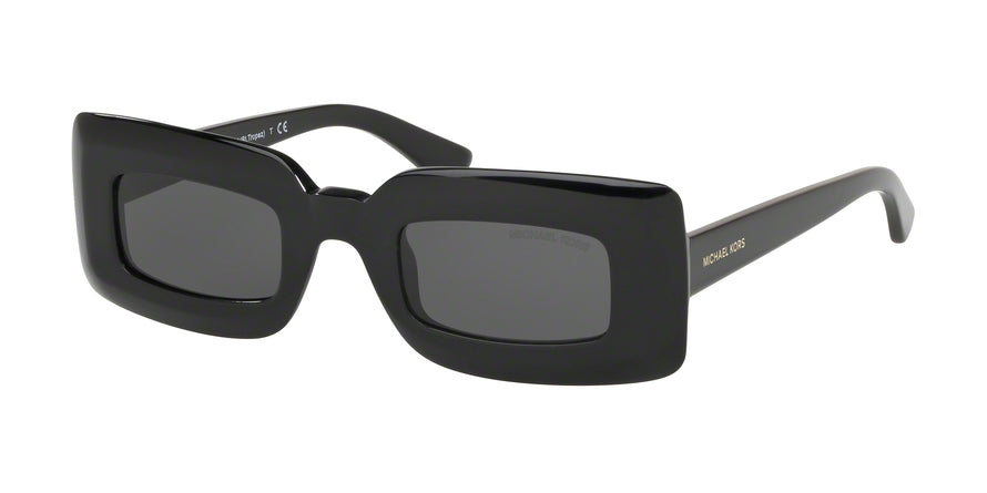 Michael Kors ST. TROPEZ MK9034M Rectangle Sunglasses  300587-BLACK 45-25-140 - Color Map black