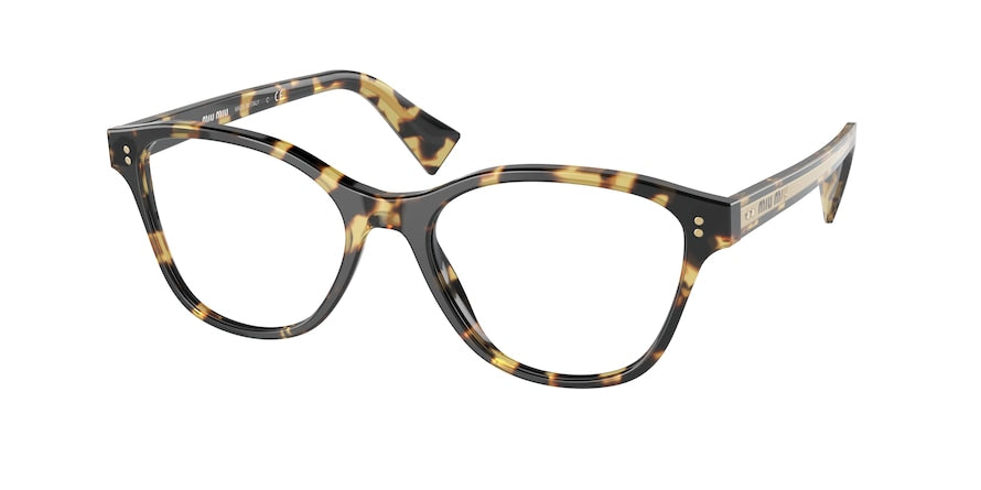 Miu Miu MU02UVA Square Eyeglasses  7S01O1-LIGHT HAVANA 54-18-145 - Color Map havana