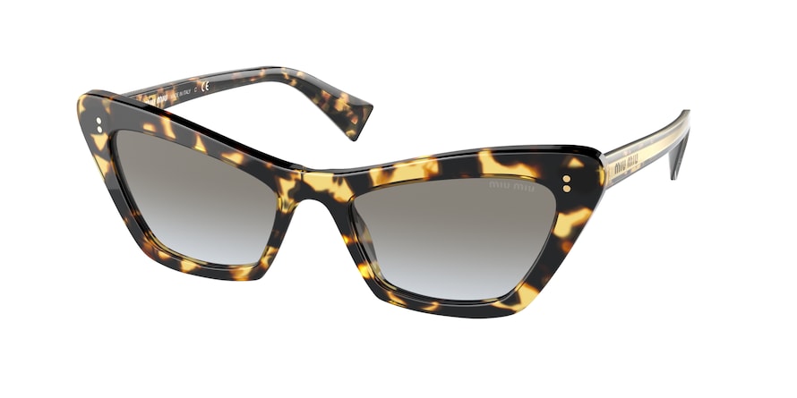 Miu Miu MU03XSA Butterfly Sunglasses  7S00A7-LIGHT HAVANA 54-19-145 - Color Map havana