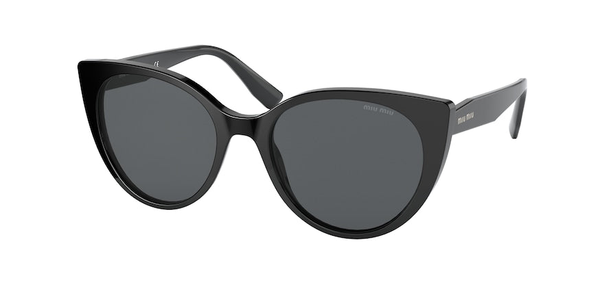 Miu Miu MU04XS Cat Eye Sunglasses  1AB5S0-BLACK 52-18-140 - Color Map black