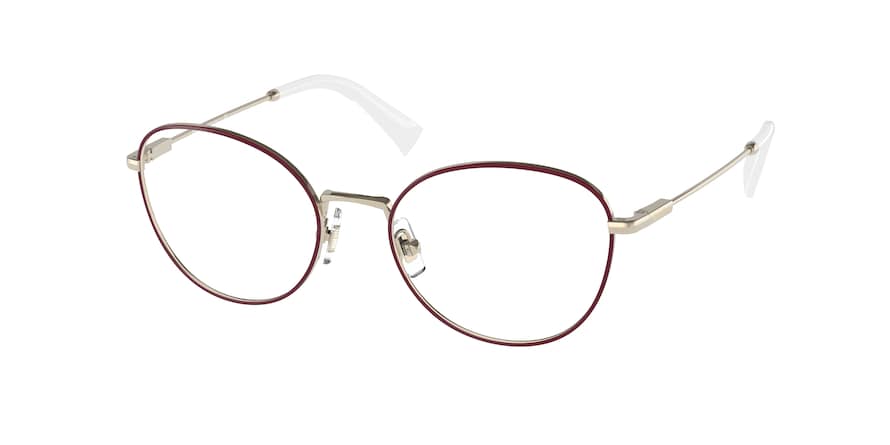 Miu Miu MU50UV Phantos Eyeglasses  09X1O1-BORDEAUX 51-18-140 - Color Map bordeaux