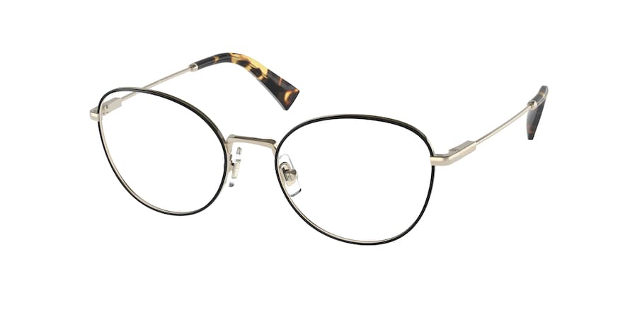 Miu Miu MU50UV Phantos Eyeglasses  AAV1O1-BLACK 51-18-140 - Color Map black