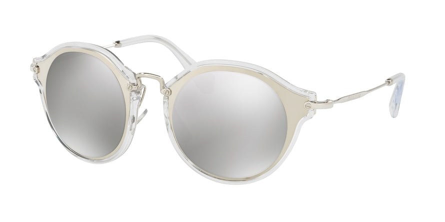 Miu Miu MU51SS Phantos Sunglasses  1BC2B0-SILVER 49-23-140 - Color Map silver