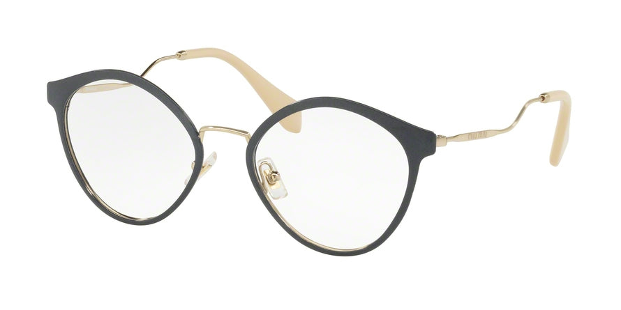 Miu Miu CORE COLLECTION MU52QV Phantos Eyeglasses  SSI1O1-BLUE GLITTER 52-19-140 - Color Map blue